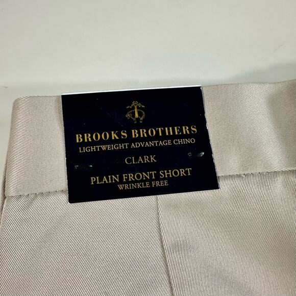 Brooks Brothers NWT Men's 33 Clark Lightweight Cotton Chino Shorts 9" Inseam - Picture 5 of 6